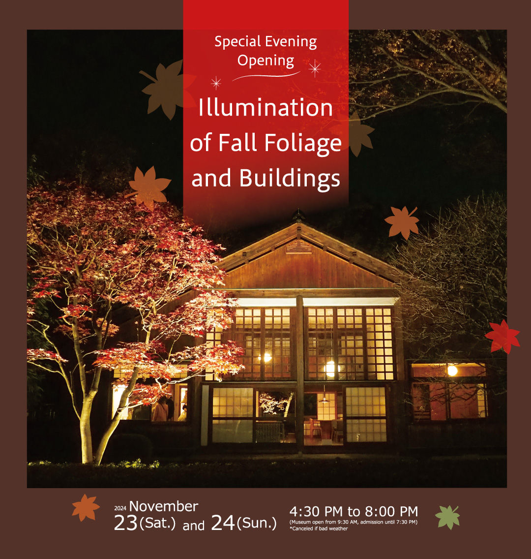 Special Evening opening: Illumination of Fall Foliage and Buildings