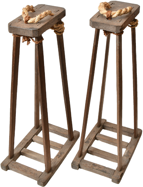 Nori Geta (Stilts Used by Seaweed Farmers), Showa Period